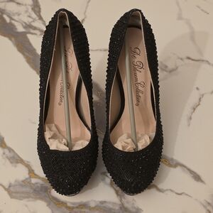 De Blossom Collection Black Pump - Women's Dress Heels